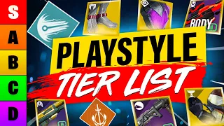 I Ranked Every Playstyle in a Tier List (Destiny 2)