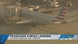 Passenger arrested, caused flight diversion to RDU after attempting to breach cockpit