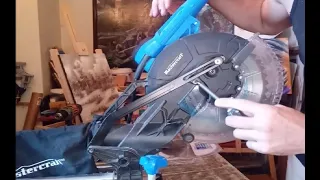 Tooltorial: blade changing a Mastercraft 10" Mitre Saw