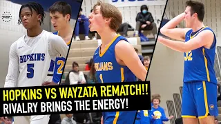 Hopkins vs Wayzata REMATCH!! Conference Rivalry Brings The ENERGY! State Contenders Go At It!