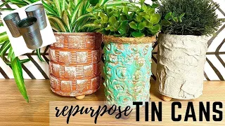 Upcycle Tin Cans Into Amazing Planters!
