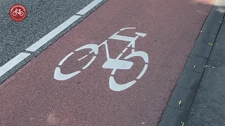 On-street cycle lanes in the Netherlands