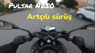 BAJAJ N250 ARTÇILI ŞÜRÜŞ | 2 KİŞİ İLE PERFORMANSI NASIL?