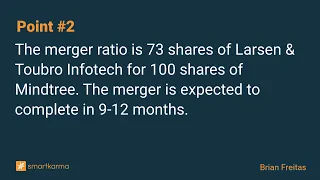 Mindtree & L&T Infotech's US$18bn Merger: Details and Index Implications