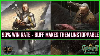 Gwent | The Northern Witcher Buff Makes This Deck Unstoppable | 90% Win Rate!