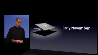 MacBook Air late 2008 Introduction - Apple Special Event, October 2008