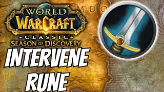 Intervene Rune Location for Warriors | Season of Discovery Phase 2