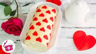 ПОТРЯСАЮЩИЙ Бисквитный РУЛЕТ к ЧАЮ 💕 Нежный КАК ПУХ! Простой Рецепт Рулета