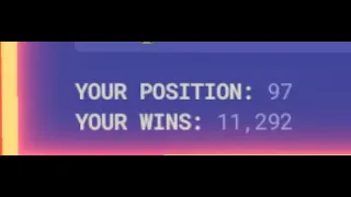 So i got on BOTH MONTHLY and OVERALL WINS Leaderboard (Roblox Bedwars)