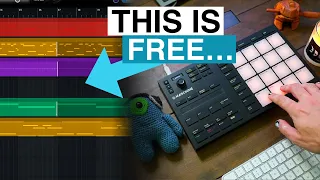 using a FREE DAW to make beats with the maschine mikro mk3