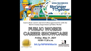 Public Works Career Showcase May 21, 2021