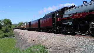 Steam engine passes through the area on Sunday