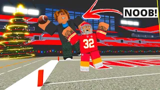 GOING UNDERCOVER AS A NOOB IN ROBLOX FOOTBALL FUSION!