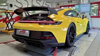 Porsche 992 GT3 feat. Tubi Style TRACK straight pipe Exhaust | Volume Warning⚠️| 9000rpm on the DYNO