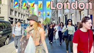 Summer Walk In London: A Streetview Tour, London 4k HDR