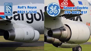 (Engine spool ups) 747 engine competition: Rolls Royce RB211-524G vs General Electric CF6-80C2-B1F