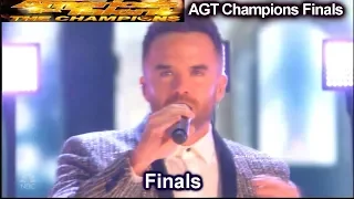 Brian Justin Crum sings Never Enough  | America's Got Talent Champions Finals AGT