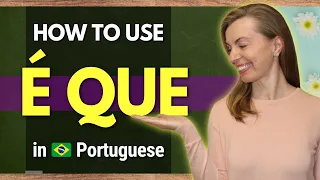 'QUE QUE É ISSO?' - How to Ask Questions Using 'É QUE' in Brazilian Portuguese - Learn Portuguese