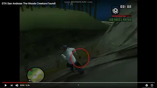 GTA San Andreas The Woods Creature Found!