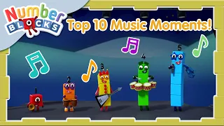 @Numberblocks- Top 10 Music Moments! 🎤🎶 | Learn to Count