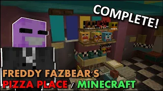 Freddy Fazbear's Pizza Place Map Tour / Minecraft FNaF Movie Set