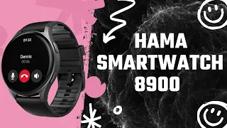 HAMA Smartwatch 8900 - inteligentny zegarek z Amoledem i Bluetooth Call! | test, recenzja, review