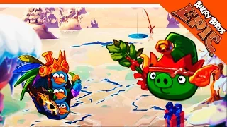 🎄 ГДЕ МОИ ПОДАРКИ СВИН САНТА?? 🎅 Angry Birds Epic (Злые Птицы) Прохождение