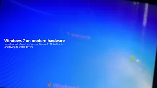 Windows 7 on modern hardware