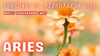 MAG-INGAT SA PALIGID MO ♈️ ARIES FEBRUARY 12 - FEBRUARY 18, 2024 WEEKLY TAGALOG TAROT #KAPALARAN888