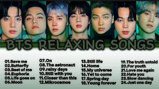 BTS RELAXING PLAYLIST 2024 | 방탄소년단의 편안한 재생목록