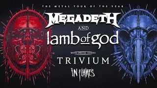 Metal Tour Of The Year, Rochester NY 5-10-22 Megadeth, Lamb Of God, Trivium, In Flames