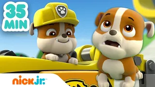 Paw Patrol - La Squadra dei Cuccioli | 35 MIN dei Migliori Salvataggi di Rubble | Nick Jr.