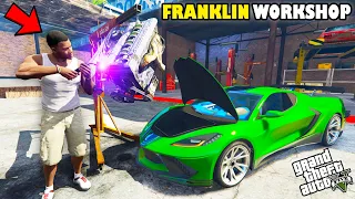 Franklin Become Mechanic And Upgrade Biggest Workshop in Los Santos GTA 5 | SHINCHAN and CHOP