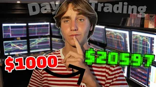 Day Trading With $1000 and No Experience...(Real Results)