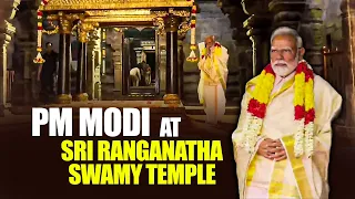 LIVE: PM Modi attends cultural programme at Sri Ranganatha Swamy Temple, Tiruchirappalli, Tamil Nadu
