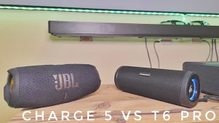 JBL CHARGE 5 VS TRONSMART T6 PRO