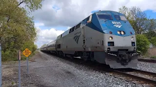 Amtrak 129 Leads Maple Leaf P064 Southbound to New York City