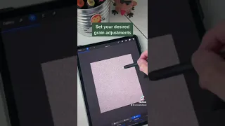 Easy way to add grain to your procreate art!