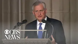 Presidential historian Jon Meacham delivers eulogy at George H.W. Bush funeral