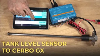 TANK LEVEL SENSOR + CERBO GX (Wiring & Programming)