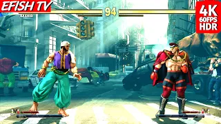 Rashid vs ED (Hardest AI) - Street Fighter V (PS5 4K 60FPS)
