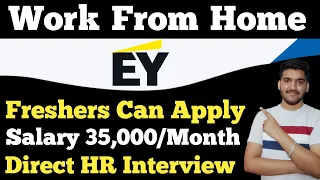 Work From Home Jobs For Freshers | EY Associate Analyst Job 😍| Jobs For Graduates | Latest Jobs 2022