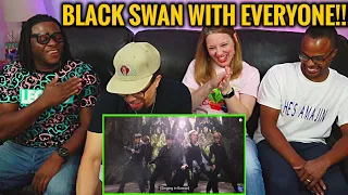 BLACK SWAN WITH EVERYONE 😋 BTS - 'Black Swan' on Jimmy Fallon (REACTION)