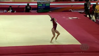 CAMPOS Paulina (MEX) - 2018 Artistic Worlds, Doha (QAT) - Qualifications Floor Exercise