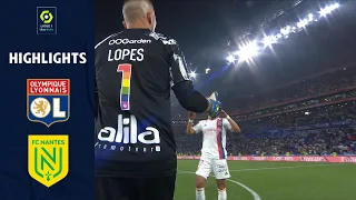 OLYMPIQUE LYONNAIS - FC NANTES (3 - 2) - Highlights - (OL - FCN) / 2021-2022