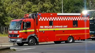 Command Unit Responding! | London Fire Brigade.