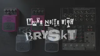 NO INPUT NOISE WITH BEHRINGER MIXER AND PEDALS