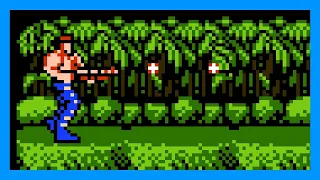Contra (NES) version | full game 1-loop session for 1 Player 🎮