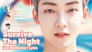 THE BOYZ - Survive The Night (Line Distribution + Lyrics Karaoke) PATREON REQUESTED