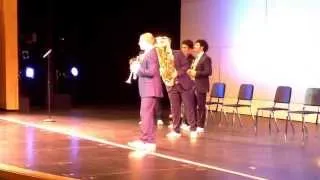 Canadian Brass plays "Penny Lane" at Greenville High School